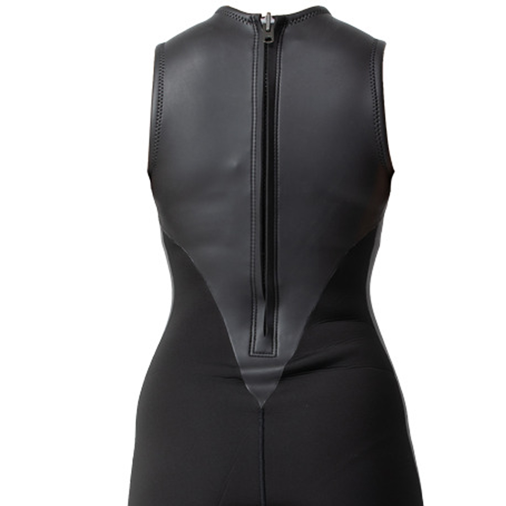 ウィメンズスーパーライトクラシックの背面ジッパーの説明画像